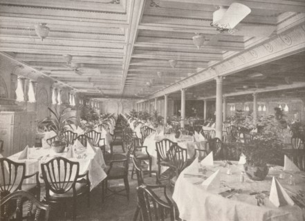 'A Royal Mail Dining Hall', 1914. Artist: Unknown.
