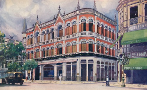 'The Royal Mail Steam Packet Company's Offices, Avenida Rio Branco.', 1914. Artist: Unknown.