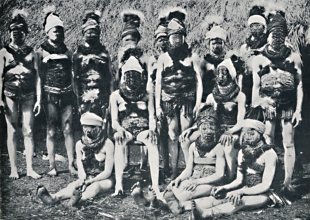 Bundu girls, whitewashed, 1912. Artist: Cecil H Firmin.