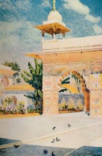 'Diwan-I-Khas, Delhi', 1913. Artist: Reginald Barratt.