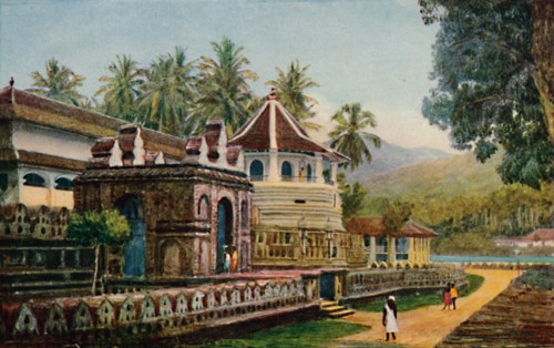 'The Temple of the Sacred Tooth, Kandy', 1913. Artist: Thyra Creyke-Clark.