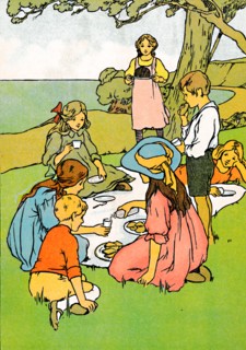'A Christmas Dinner in New Zealand', 1912. Artist: Charles Robinson.