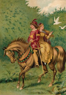 'Cinderella and the Prince', 1901. Artist: Edward Henry Wehnert.