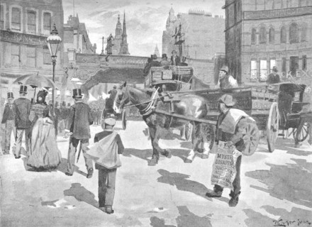 'Ludgate Circus', 1891. Creator: William Luker.