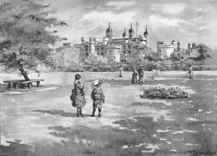 'The Tower of London from Trinity Square', 1891. Creator: William Luker.