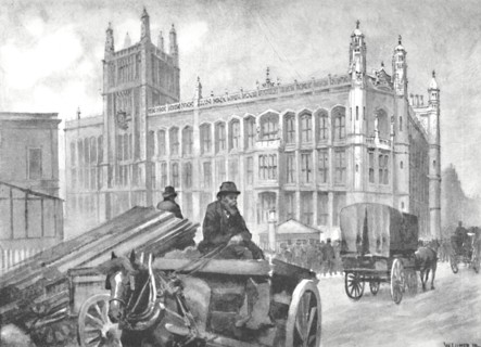 'The Record Office, Fetter Lane', 1891. Creator: William Luker.