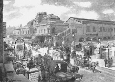 'Liverpool Street Station', 1891. Creator: William Luker.