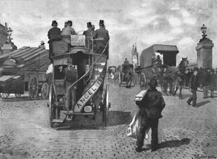 'London Bridge, South', 1891. Creator: William Luker.
