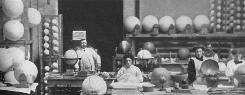 'Globe Making', 1917. Artist: Unknown.