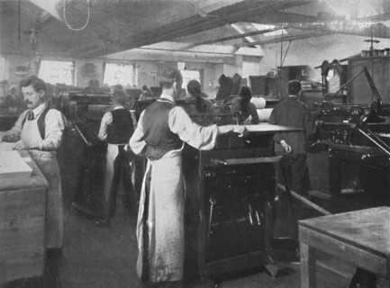 'In the Machine Room', 1916. Artist: Unknown.