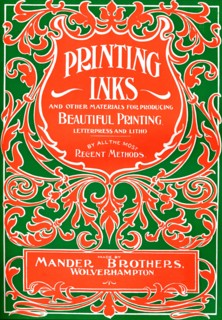 'Printing Inks and Other Materials for Producing Beautiful Printing - advert', 1916. Artist: Mander Brothers.