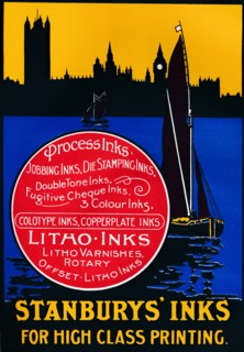 'Stansbury's Inks for High Class Painting', 1910. Artist: Unknown.