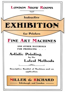 'London Show Rooms  - Instructive Exhibition for Printers', 1907. Artist: Miller & Richard.