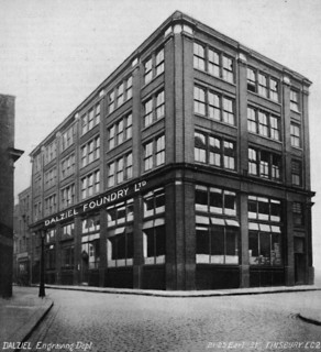 'The Dalziel Foundry', 1919. Artist: Unknown.