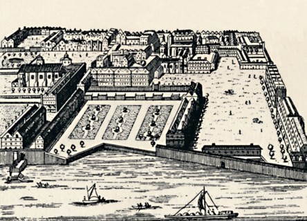 'The Temple from the Thames', c1650, (1903). Artist: Unknown.
