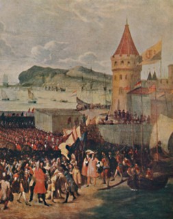 'William III Landing at Brixham', 1903. Artist: Unknown.