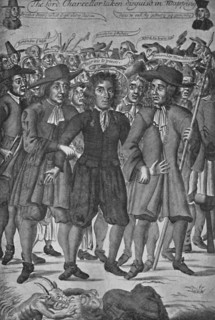 'Lord Chancellor Jeffreys Taken in Wapping', 1688, (1903). Artist: Unknown.