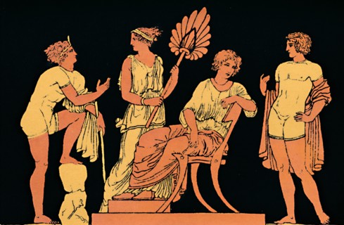 'Iphigenia and Orestes', 1880. Artist: Antique.