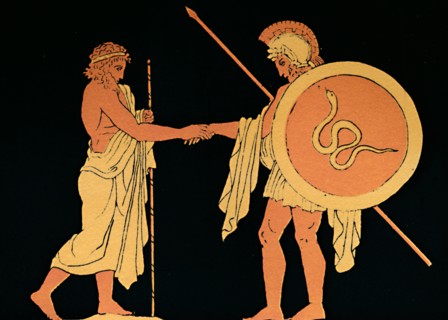 'Pelias Sending Forth Jason', 1880. Artist: Antique.