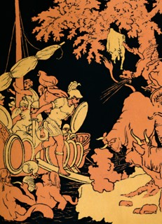 'The Fire-Breathing Bulls', 1880. Artist: Picart.