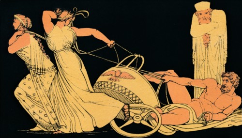 'Atossa's Dream', 1880. Artist: Flaxman.