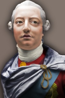 Bust of King George III of England, 1767. Artist: John Nost.