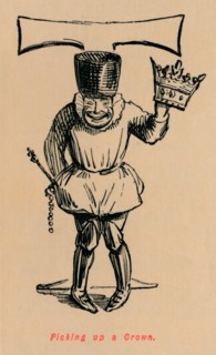 'Picking up a Crown', c1860, (c1860). Artist: John Leech.