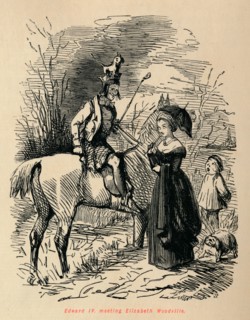 'Edward IV, meeting Elizabeth Woodville', c1860, (c1860).  Creator: John Leech.