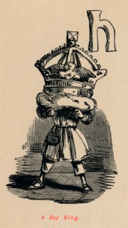 'A Boy King', . Artist: John Leech.