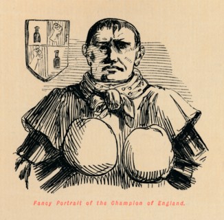 'Fancy Portrait of the Champion of England', c1860, (c1860). Artist: John Leech.