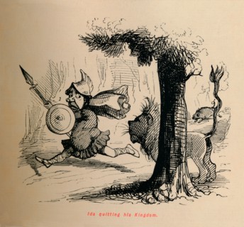 'Ida quitting his Kingdom', c1860, (c1860).  Artist: John Leech.