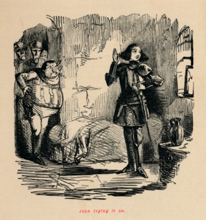 'Joan trying it on', . Artist: John Leech.