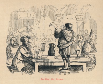 'Reading the Dream',  c1860, (c1860). Artist: John Leech.