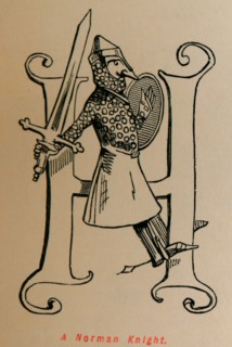 'A Norman Knight', c1860, (c1860). Artist: John Leech.
