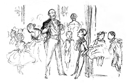 'Juvenile Party, From 'Punch', 1864, (1923). Artist: John Leech.