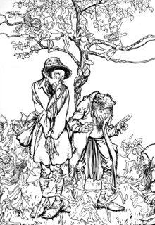 'Little Brother and Little Sister', 1917, (1923). Artist: Arthur Rackham.