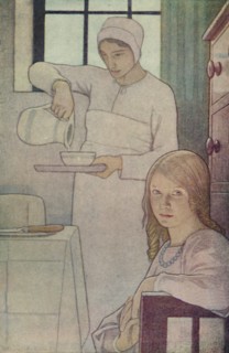 'Lois and Her Nurse. From 'A Book of Quaker Saints.' (L. V. Hodgkin.)', 1923. Artist: Frederick Cayley Robinson.