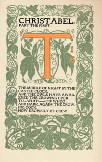 'Eragny Press: Opening Page of Coleridge's Christabel', 1895-1914. Artist: Lucien Pissaro.