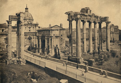 'Roma - Roman Forum', 1910. Artist: Unknown.