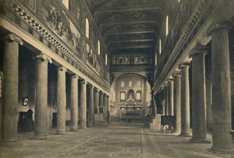'Roma - St.-Lawrence-outside-the-Walls', 1910. Artists: Unknown, Honorius IV.