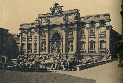 'Roma - Fountain of Trevi', 1910. Artist: Unknown.