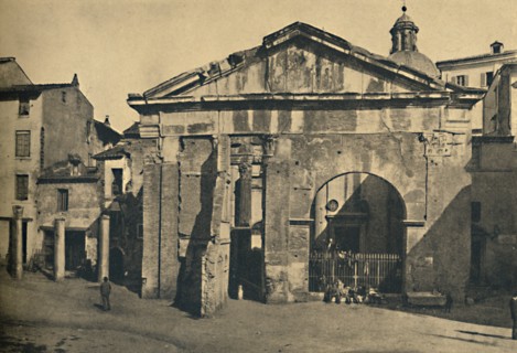 'Roma - Portico of Octavia ', 1910. Artist: Unknown.