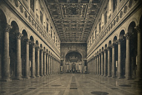 'Roma - Basilica of St. Paul outside the walls', 1910. Artist: Unknown.