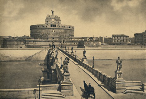 'Roma - Bridge and Castle of St. Angelo', 1910. Artist: Unknown.