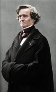 Hector Berlioz (1803-1869), French Romantic composer.  Artist: Nadar.
