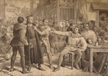 'Lord Saye and Sele Brought Before Jack Cade', 1886. Artist: W Ridgway.