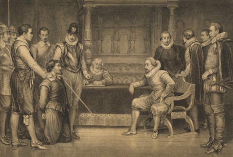 ''The Gunpowder Plot', 1886. Artist: CF Merckel.