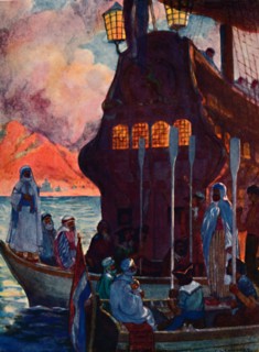 'The Coming of Sheik Joseph', 1909. Artist: GS Smithard.