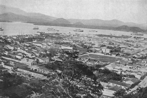 'Vista Geral de Santos', (General view of Santos), 1895. Artist: Paulo Kowalsky.