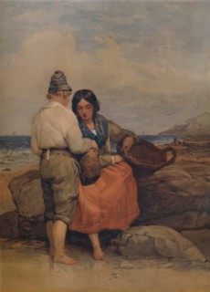 'Shrimpers', 19th century, (1935). Artist: Edward Duncan.